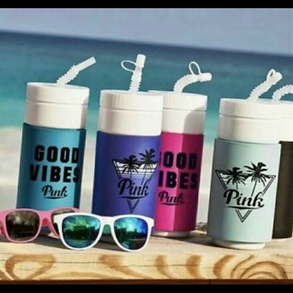 NWT Victoria’s Secret “Beach Please” Water Bottle - Picture 1 of 9